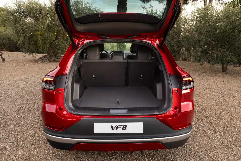 Khoang hành lý rộng rãi