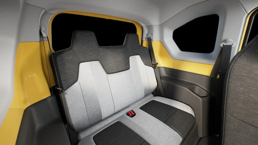 Hàng ghế sau rộng rãi