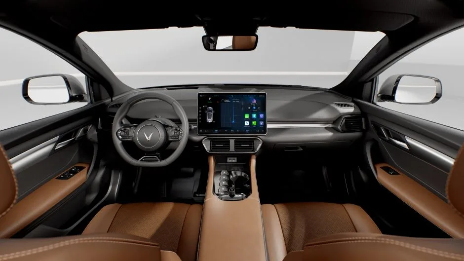 Nội thất nâu sang trọng và ấm cúng