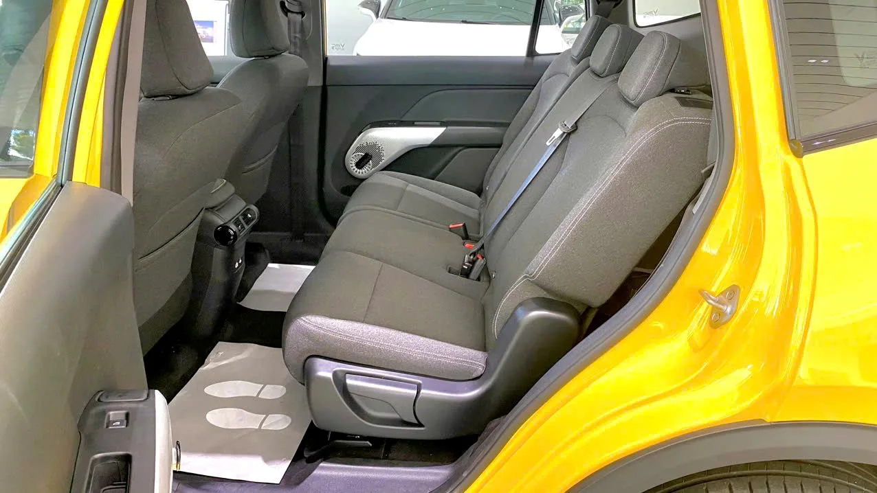 Hàng ghế sau thoải mái